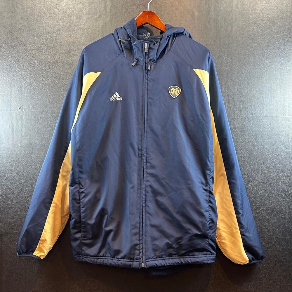 Adidas Men's Navy and Blue Jacket
